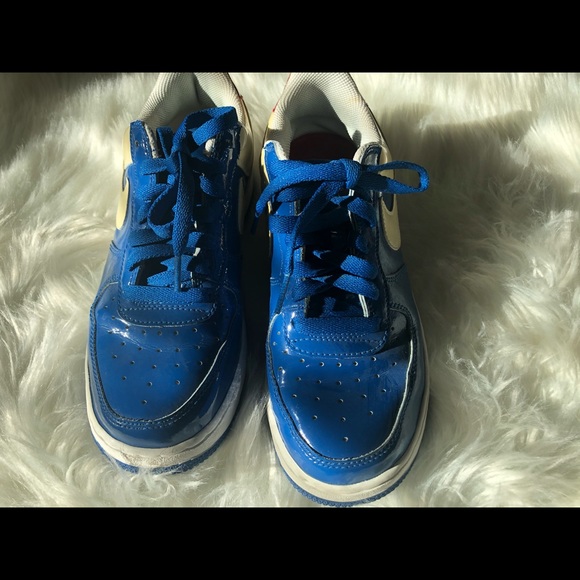 Nike Shoes | Nike Patent Leather Forces Unisex | Poshmark